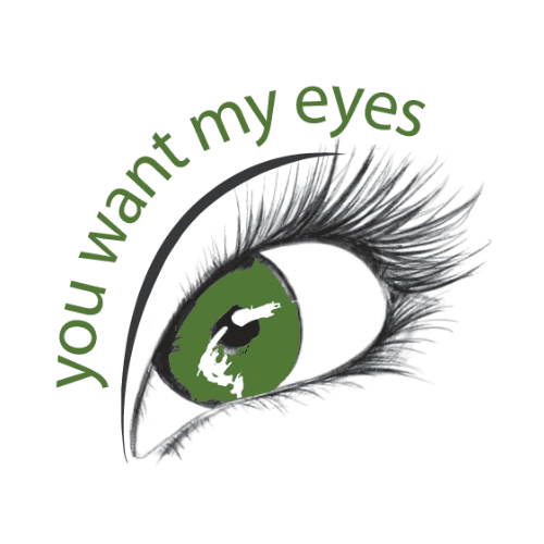 You want my eyes - logo