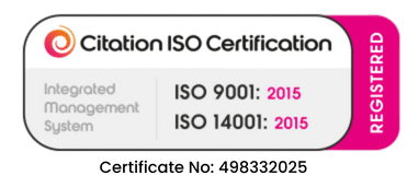 ISO 9001 and 14001 accredited